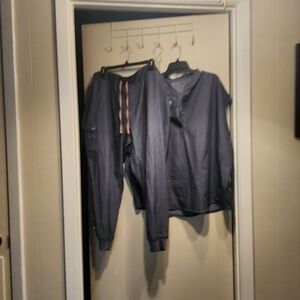 Figs Technical Collection Gray Top